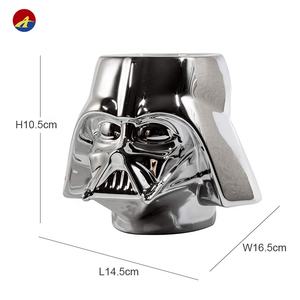 Tasses à café en céramique 3D <span class=keywords><strong>Star</strong></span> <span class=keywords><strong>Wars</strong></span> moulées en chrome personnalisées <span class=keywords><strong>de</strong></span> l'usine XINGYE, vente en gros <span class=keywords><strong>de</strong></span> tasses sculptées pour les occasions festives - Product Image 4