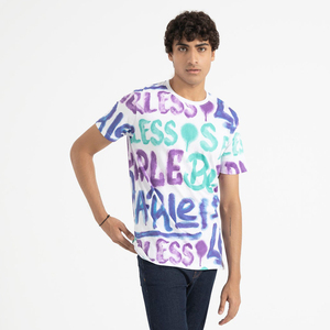 ODM Services T-shirts pour hommes de haute qualité Style tendance 100% tissu polaire de coton Logo personnalisé nouvelle forme en vente - Product Image 2