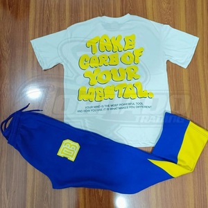 เสื้อยืดที่มีโลโก้กำหนดเองเสื้อยืดไหล่ตกเสื้อยืดใส่ได้ทั้งชายและหญิง - Product Image 2