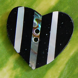 shell button love SEASHELL JEWELRY Button Handcrafted <b>Natural</b> <b>Crafts</b> with Love Motif Shell Size 22x20mm - Product Image 1