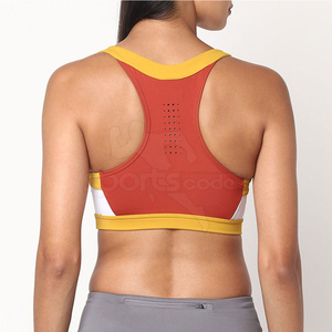 Sujetador Deportivo Transpirable de la Mejor Calidad, Hecho en Pakistán, Nuevo Diseño, Logotipo Frontal, Soporte Medio, en Stock, Superventas - Product Image 2