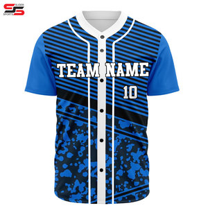 Camisetas de Béisbol Sublimadas Personalizadas, Uniformes Deportivos de Manga Corta, Transpirables, con Costuras Resistentes y Personalizables - Product Image 5