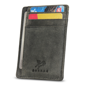 Tarjetero de Cuero Genuino con Ventana para Identificación y Sin Cierre - Product Image 3