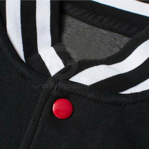 Veste de survêtement pour homme de haute qualité, à séchage rapide, respirante, écologique, col montant, logo frontal, design personnalisé, streetwear - Product Image 4