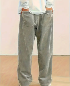 <b>Men</b> <b>Casual</b> Woolen Lightweight Joggers Pockets Regular Fit High Eco-Friendly Breathable Fur Fall/Winter Wear Hot Selling New - Product Image 2