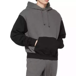 Haute qualité étiquette personnalisée écran impression numérique broderie sweat à capuche en éponge française longue longueur surdimensionné hommes 100% sweats à capuche en coton - Product Image 4