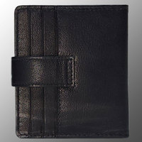 Tarjetero Delgado con Bloqueo RFID, de Cuero Genuino, con Múltiples Ranuras, Logotipo Personalizado en Relieve, Totalmente Personalizable, Cartera para Tarjetas de Crédito