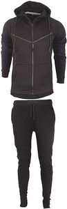 Ensemble de survêtements unisexes personnalisables avec logo imprimé, deux pièces, en molleton technique mi-lourd et respirant - Product Image 4