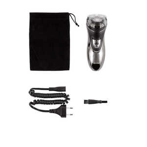 Afeitadora Eléctrica Mini Multicolor Plateada para Hombre, Afeitadora Rotatoria USB Impermeable IPX7, Afeitadora Facial con Cabezales Reemplazables y Lavables - Product Image 2