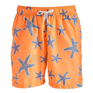 Pantalones cortos de baño informales para hombre, secado rápido, poliéster, licra, logotipo personalizado, impresión por sublimación, ecológico, sólido, antiarrugas, medio - Product Image 3