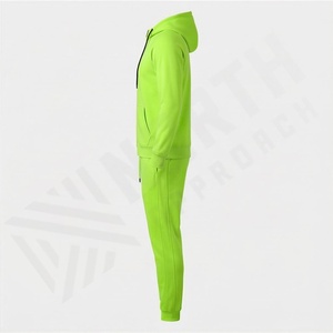 Survêtements pour hommes, ensembles de 2 pièces, ensembles de survêtements, manches longues, vêtements de sport athlétiques, fermeture éclair intégrale, ensembles de sport actifs, salle de sport, fitness, kit de couleur personnalisé - Product Image 1