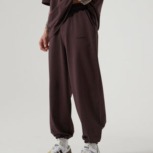 Pantalons de jogging légers et respirants pour hommes 2023, chevilles élastiques, cordon de serrage, coupe ample, 100% coton, qualité supérieure, vente en gros OEM - Product Image 1