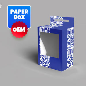 Cajas de ventana troqueladas de embalaje personalizables de lujo con tamaño personalizado y marca disponible - Product Image 1
