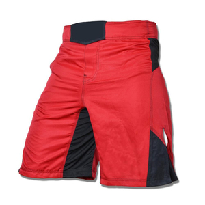 กางเกงขาสั้นการต่อสู้ MMA แบบเรียบยืดได้สำหรับมวยไทยการต่อสู้แบบไทย - Product Image 2