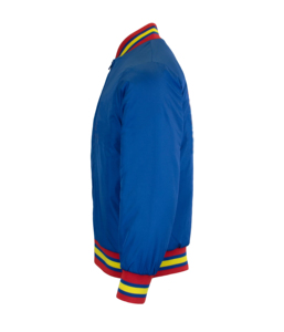 2025 nouveaux hommes hiver enduit Denim col montant Appliques Vintage étanche sport Bomber veste en gros - Product Image 4