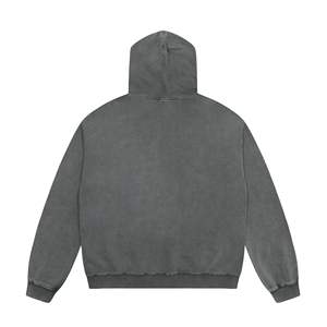 Haute qualité 500gsm poids lourd surdimensionné polaire sweats à capuche hommes personnalisé imprimé broderie vierge grande taille Streetwear hommes sweats à capuche - Product Image 4