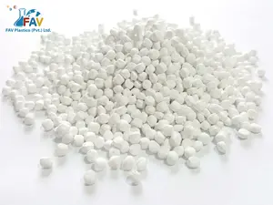 FAVOLENE Masterbatch PP warna putih, produk PE, drum, botol, Resin stoples untuk cetakan injeksi granule plastik