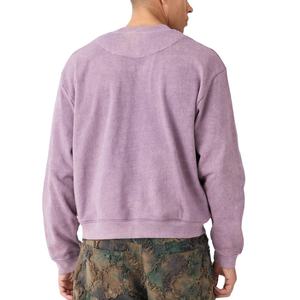 Fabrication professionnelle hommes lavage à l'acide sweats poids lourd 100% coton polaire sweats goutte épaule Boxy Fit sweats - Product Image 2