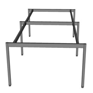 Mesa Industrial Modular para 4 Personas con Patas de Acero 240x120cm - Sistema OMA II HCOM211 - Product Image 3