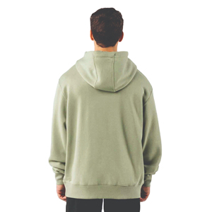 Sweat à capuche personnalisé 100% en coton mélangé pour hommes coupe régulière doublé polaire tissu français brodé logo saison d'hiver rapide - Product Image 5