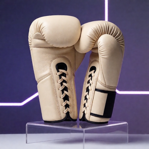 Gants d'entraînement professionnels en métal avec motif hexagonal et rembourrage en mousse haute densité pour la salle de sport et le travail avec un sac - Product Image 5