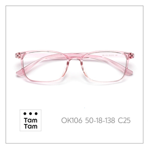 TamTam T-Glossy C21 TR90 Montures de lunettes en acétate de titane classiques à la mode pour hommes, naturellement adaptées à tous les visages - Product Image 4