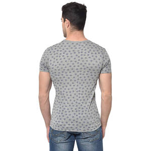 Camiseta ligera de algodón para hombre 100% algodón manga corta suave ajuste relajado verano cuello en V camiseta - Product Image 6