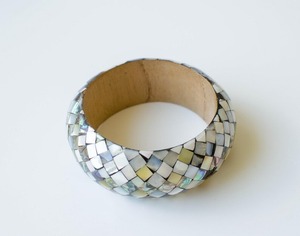 Bracelet jonc en résine fait main Bijoux uniques en résine Bracelet en résine personnalisé Bracelet en résine Design artistique Fabriqué en Inde - Product Image 1