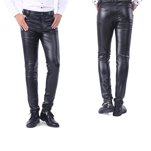 Pantalon en cuir PU brillant unisexe Mono Riders, haute qualité, séchage rapide et respirant, style streetwear hiver - Product Image 5