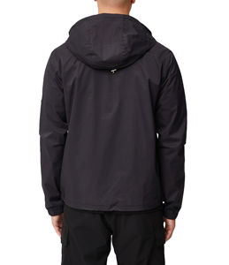 Veste de survêtement vintage en nylon zippée coupe-vent pour homme, bloc de couleur, légère, chaude, veste de sport de football, veste coupe-vent pour homme - Product Image 2