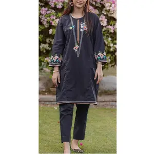 Wholesale Price Customized Design Women Lawn Cotton Dress Premium Quality Material made Ladies Lawn Cotton Dress