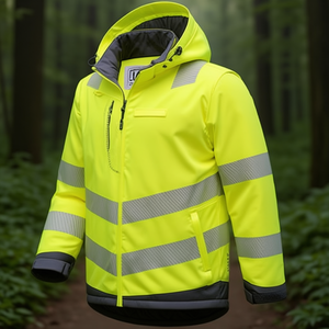 Veste de travail haute visibilité jaune/gris ENDOMAR Taille L Collection ELYSEE - Product Image 3