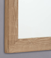 Cadre de miroir décoratif de luxe intemporel, artisanal, moderne et écologique, en bois de manguier et d'acacia, pour mariage et maison, de Craft Emporium