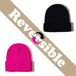 High Quality <b>Acrylic</b> <b>Wool</b> Custom Logo Knit Unisex Winter Beanie Hats With Customize Embroidery 3D Logo - Product Image 2