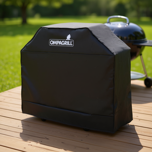 Indianapolis 4 Black 130x60x105cm Barbecue Cover CBINDIA4 Essential <b>BBQ</b> Accessories - Product Image 3