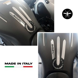 Copertura Serbatoio in Resina Gel 3D per Moto BENELLI 502 C, Protezione Compatibile con Moto 502 C - Product Image 2