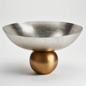 EliteBite Regal Vaisselle Regal Elan Imperial Goldleaf Gravé Artisan Bowl pour un dîner luxueux et une présentation culinaire opulente - Product Image 2