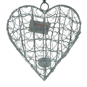 ของตกแต่งงานปาร์ตี้ที่กำหนดเองได้รูปหัวใจโลหะสีเทาของตกแต่งวันคริสต์มาส2025ปีใหม่ - Product Image 2