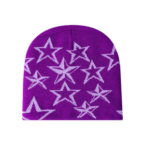 Gorro de Punto Unisex de Moda para Adultos al Por Mayor al Mejor Precio, Servicio OEM Personalizado, Último Estilo Jacquard 100% Acrílico - Product Image 1