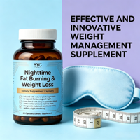 Capsules brûle-graisses nocturnes OEM pour la gestion du poids avec haricot blanc et 5-HTP – Marque privée, vente en gros, directement de l'usine