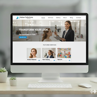 Servicios de diseño de sitios web para artistas de maquillaje o salones Los mejores desarrolladores de La India ofrecen soluciones comerciales en línea asequibles y fiables