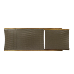 Tumbona Celie Hecha de Madera de Teca Sólida de Alta Calidad con Acabado Natural de Mimbre para Uso en Exteriores. - Product Image 3