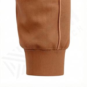 Ensemble de survêtement en nylon uni léger et lisse personnalisé surdimensionné avec fermeture éclair intégrale pour hommes, tenue de sport pour la course à pied - Product Image 6