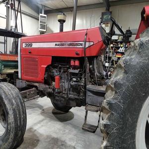 Livraison rapide, tracteur agricole d'occasion Massey Ferguson 399, moteur de 120 ch, système de transmission à engrenages lisses, prêt à travailler - Product Image 1