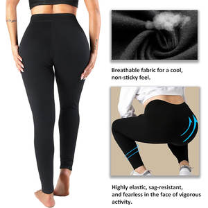 Custom Print Breathable High Waist Women's Workout Pants Compression Gym Yoga <b>Leggings</b> Rhinestone Technique Casual Solid <b>Pattern</b> - Product Image 4