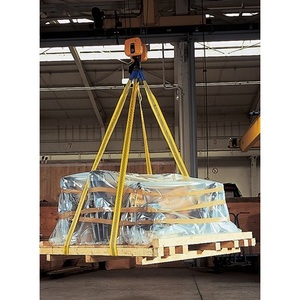 DOLEZYCH Sling de levage gris 5 m DIN EN 1492-1, position de levage unique, capacité de charge 4000 kg - Product Image 3