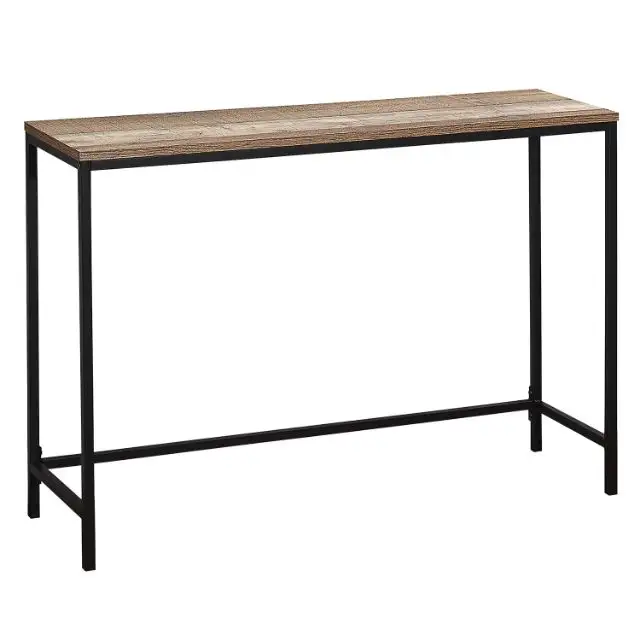 Оптовая продажа по заводской цене, деревянный стол-консоль, стол для прихожей В индустриальном стиле, OEM, индивидуальный дизайн, деревянный стол для прихожей для входа