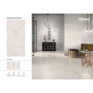 Vistaar Foshan กระเบื้องปูพื้นพอร์ซเลนเคลือบเงาขนาด600x1200มม. ดูหินอ่อนครีมโดราโด - Product Image 1
