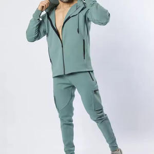 ชุดวอร์มมีฮู้ดแบบซิปของผู้ชายชุดวอร์ม500Gsm บ็อกซี่เฮฟวีเวตไซส์ใหญ่พิเศษ - Product Image 5