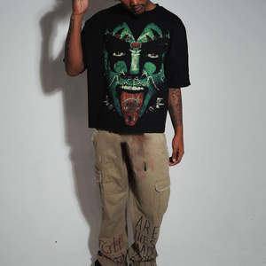 Camiseta Corta para Hombre con Logotipo Personalizado, Impresión DTG |   Camiseta con Estampado de Personajes, Ecológica, Transpirable, Estilo Urbano con Hombros Caídos - Product Image 6